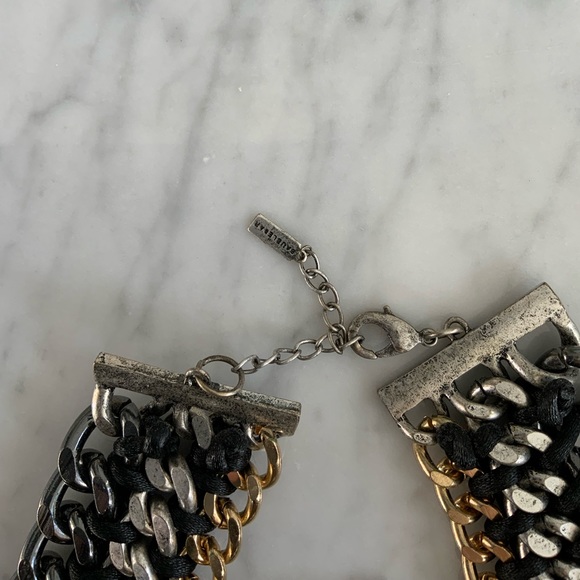 Baublebar statement necklace black silver and gold - Picture 2 of 4